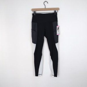 NWT Active Life Mesh Work put Leggings